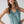 WASHED LOOSE FIT RACERBACK V-NECK TANK TOP: BLUE
