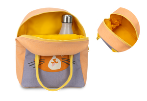 Zipper Lunch Bag - Cat