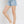 HIGH RISE RAW DISTRESSED HEM SHORTS T6361: CYNICAL BLUE / M