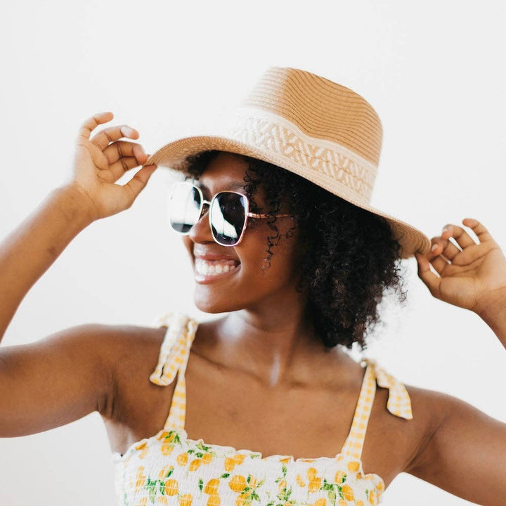 Sunset Sierra Straw Hat: Tan