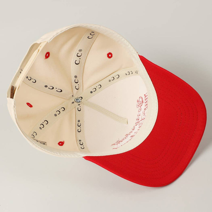 Sorry About My Husband Embroidery Two-Tone Canvas Cap