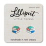 Book Stack Earrings