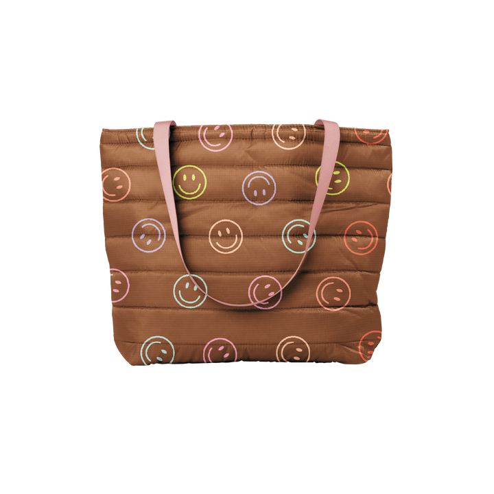 Smiley Puffy Tote: Smiley