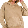 Fleece Acid Wash Kangaroo Pocket Hoodie