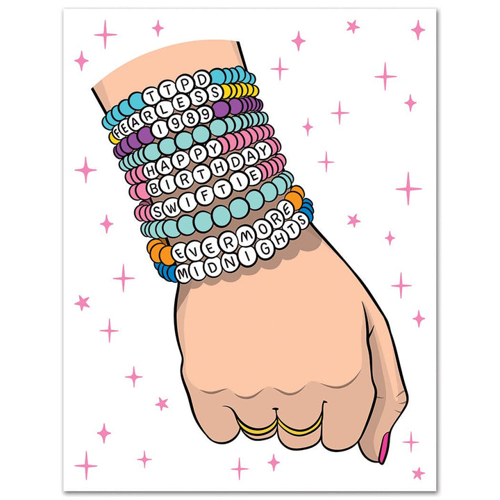 Swiftie Friendship Bracelets Birthday Card - Tay Birthday Cards