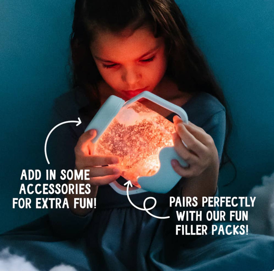 Frosty Blue Sensory Play Jar 