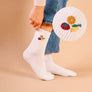 Embroidered Crew Socks–Fruit Market