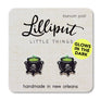 Cauldron Earrings - GLOW IN THE DARK / Halloween Earrings