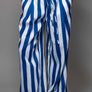 Striped Wide-Leg Boho Maxi Linen Pants for Summer
