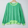 66Sweetheart Hot Pink Lucky Distressed Knit Top (S-XL)