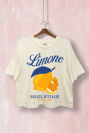 LIMONE crop t-shirt