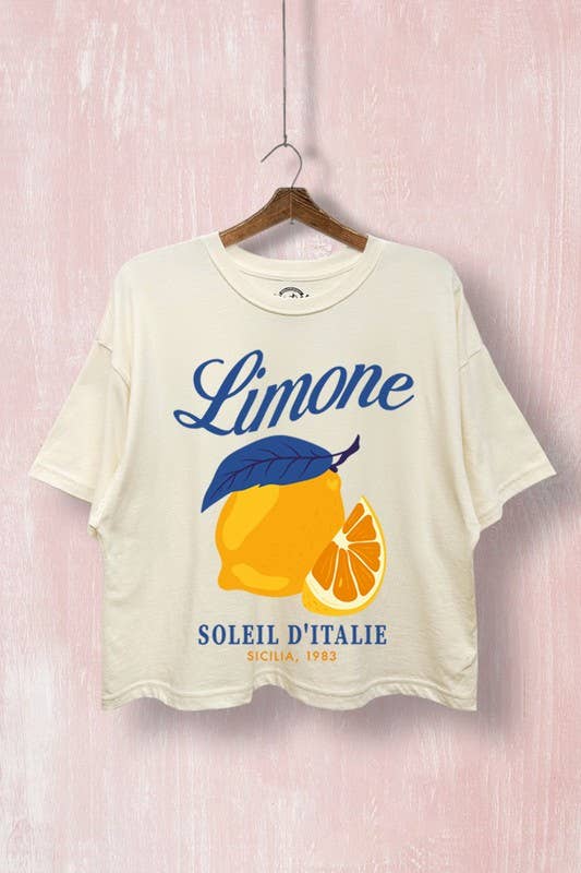 LIMONE crop t-shirt