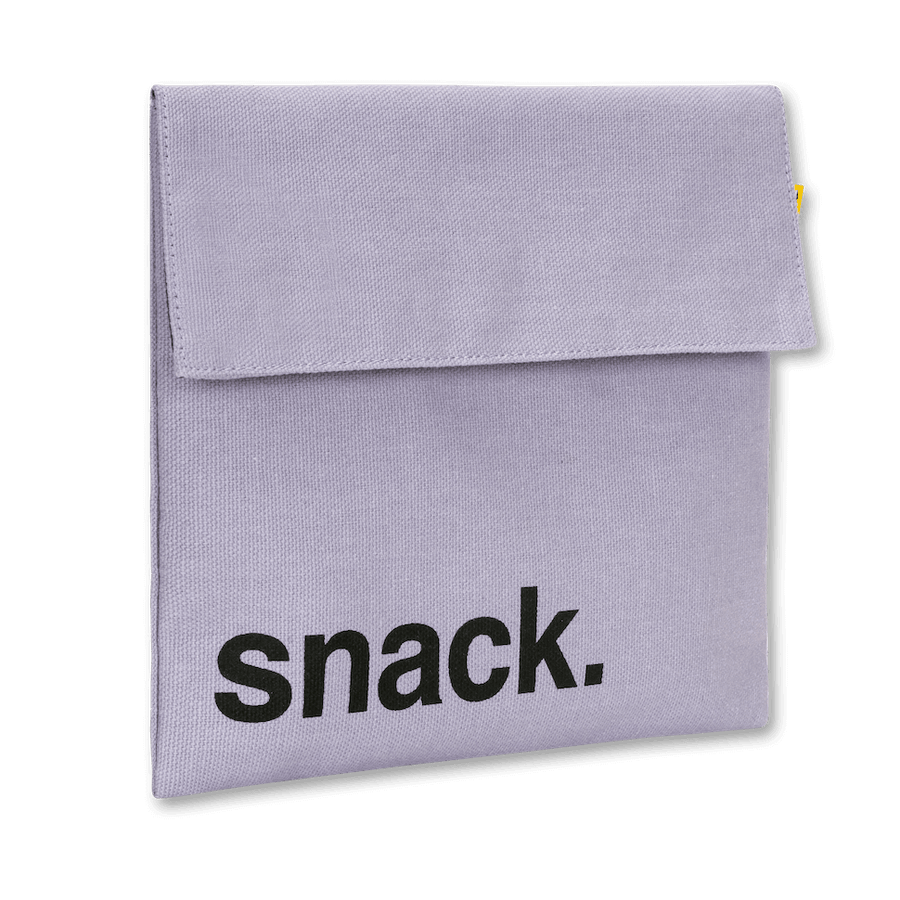 Flip Snack Bag 'Snack' Lavender