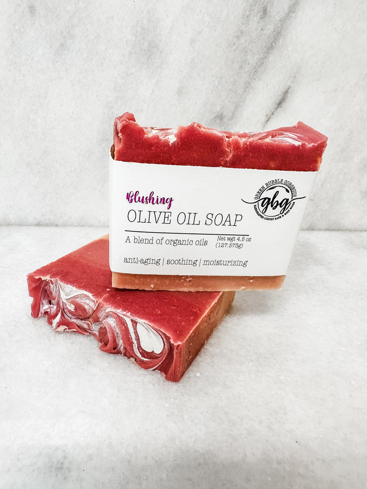 New! Blushing Olive Oil Soap