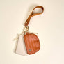 Dynamic Duo Pouch Luxe Wristlet–Brown