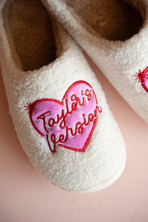 Taylor Swift Themed Plush Slippers - Perfect Gift for Fans