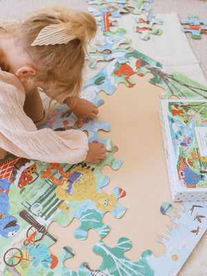 Yoga and Mindfulness - Mindful Moments with Sesame Street Floor Puzzle