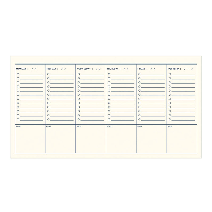 Monstera Houseplant Undated Weekly Planner