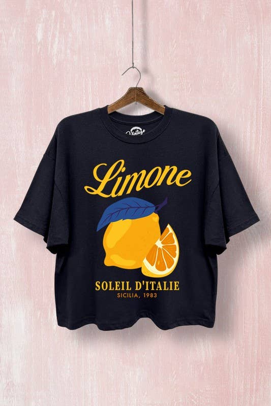 LIMONE crop t-shirt
