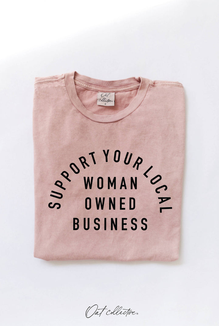 SUPPORT YOUR LOCAL WOMAN OWNED BUSINESS Mineral Graphic Top: S