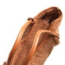 Solid Color Sherpa Shoulder Tote Bag