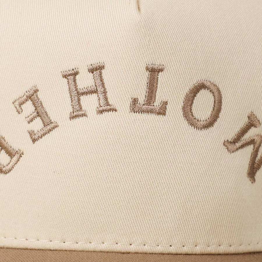 MOTHER Upside Down Lettering Embroidery Cap