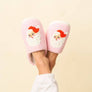 Fuzzy Slippers-Santa (Mixed 2 S/M + 2 M/L)