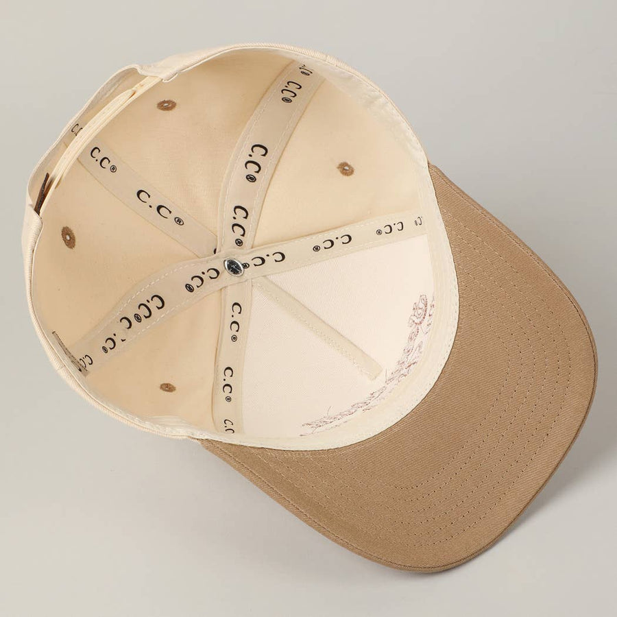 Sorry About My Husband Embroidery Two-Tone Canvas Cap