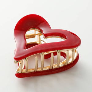 Juliette | Heart Hair Clip Metal Claw Clip