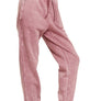 ...1028 Acid Wash Fleece Sweatpants With Pockets SI-27032