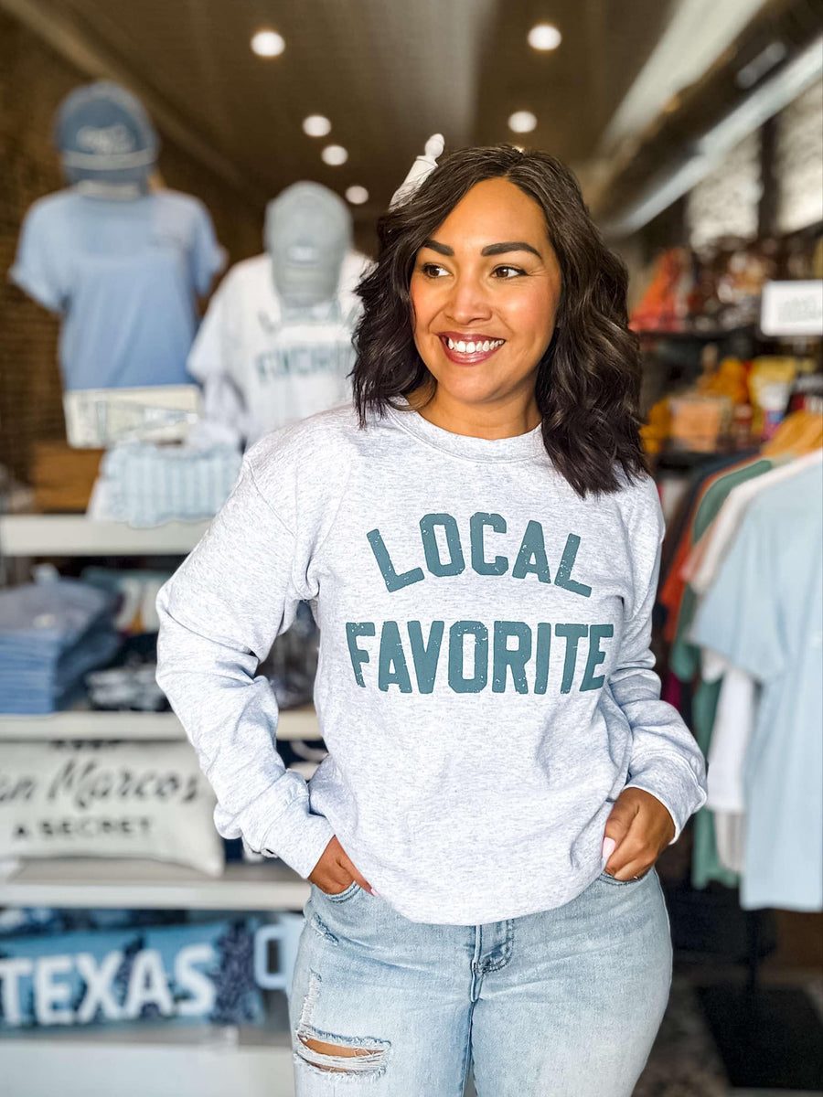 Local Favorite Sweatshirt, Shop Local, Local Sweatshirt