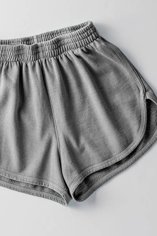 ALYSSA CASUAL COMFORT DOLPHIN SHORTS: TIMELESS TAUPE