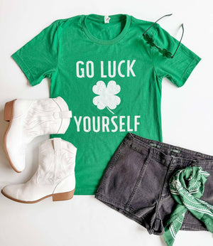 Go Luck Yourself St Patrick's Day Shirt - Fun, Festive & Ultra-Soft