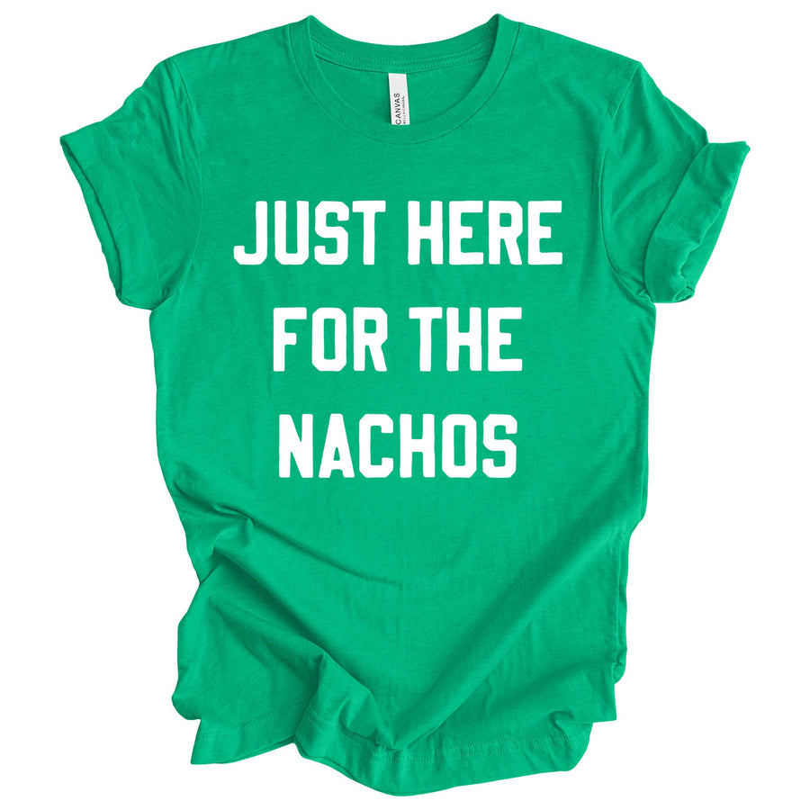 Just Here for the Nachos Shirt, Football Tee, Game Day Shirt