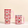 20 oz Lifestyle Flip Straw Tumbler-Strawberry Fields