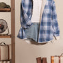 Reversible Corduroy and Plaid Button Down Shirt