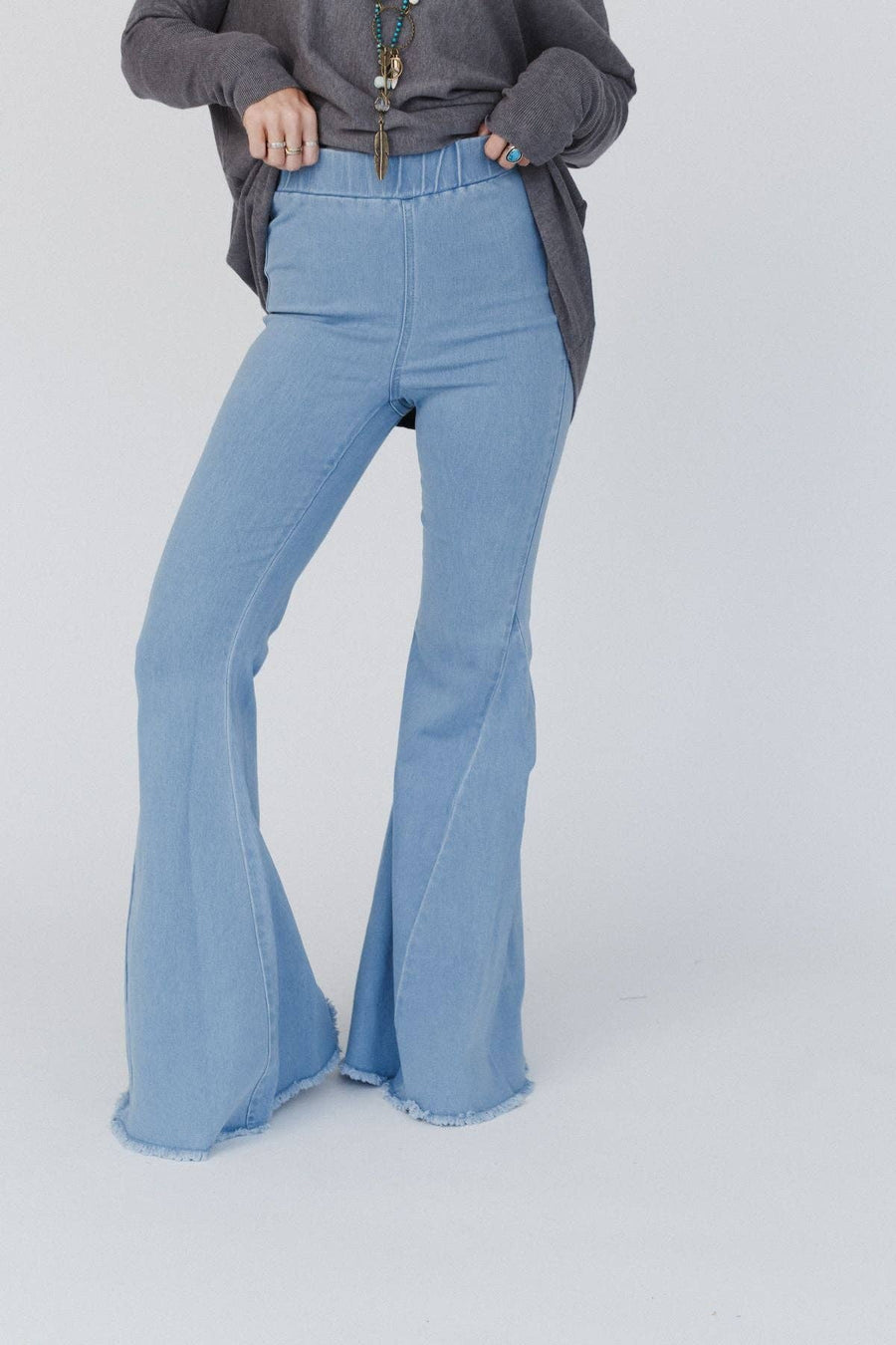 The Signature Flare - Light Denim