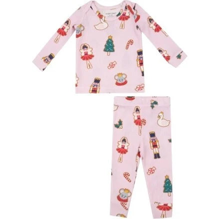 Sugar Plum Fairy Christmas Cookie Loungewear Set