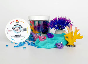Axolotl (Blue Hawaiian) Mini Travel Sensory Dough