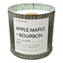 Apples & Maple Bourbon Rustic Vintage Wood Wick Fall Candle