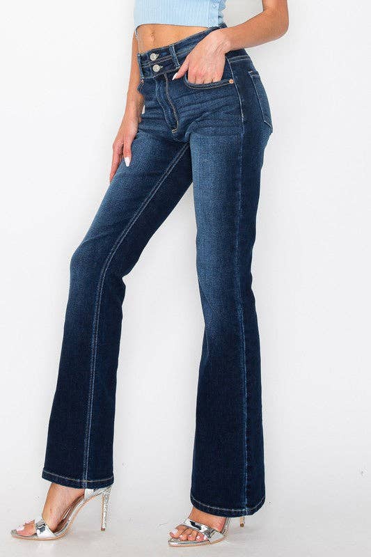 *Tummy Control* High Rise Bootcut Jeans