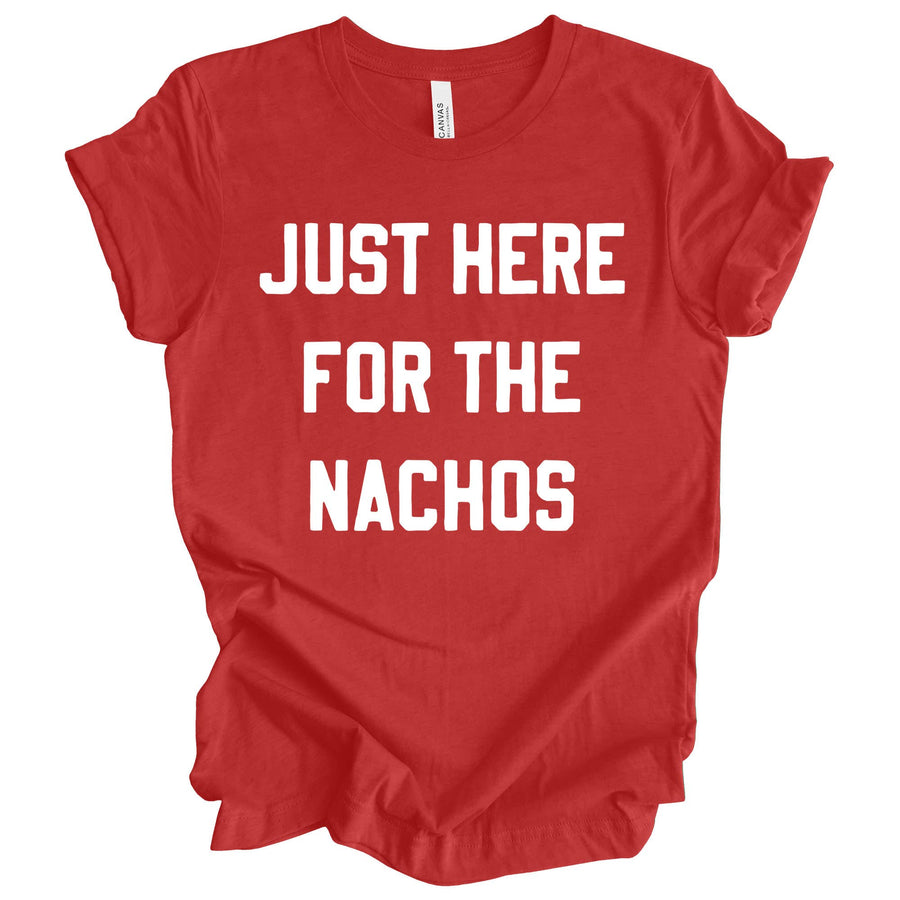 Just Here for the Nachos Shirt, Football Tee, Game Day Shirt
