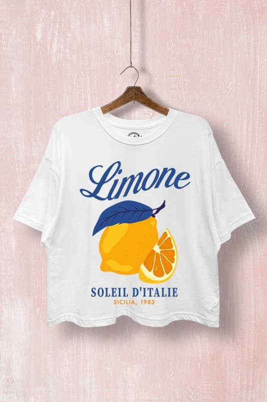 LIMONE crop t-shirt