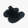 SLP2222 Fran Fluffy Slippers w/ Buckle