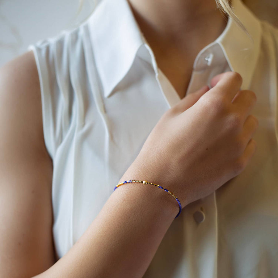 Sprinkles Bangle-Periwinkle