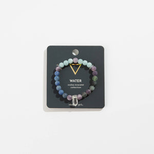 Zodiac Crystal Bead Bracelet Collection: Water