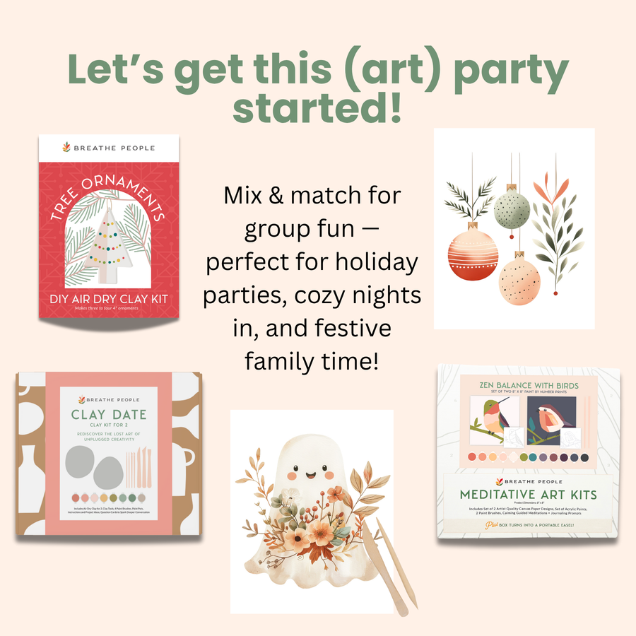 Limited Edition, All in One Watercolor Kit - Floral Pumpkin