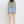 HIGH RISE RAW DISTRESSED HEM SHORTS T6361: CYNICAL BLUE / M