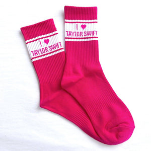 I Heart Taylor Swift- Taylor Swift Socks (I Love Taylor Swift)