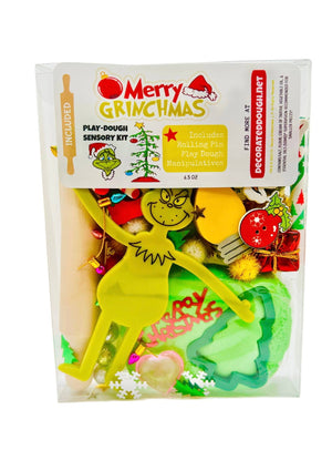 Grinch Sensory Play Dough Kit